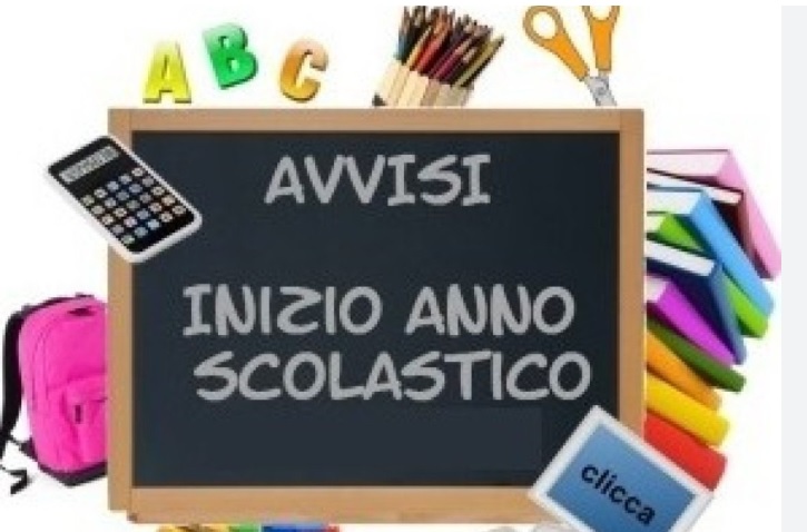 AVVIO ANNO SCOLASTICO 2026-2027